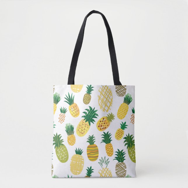 Modisches Ananas-Muster Tasche (Vorderseite)
