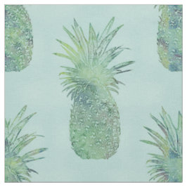 Modisches Aquarell-Ananas-Muster Stoff