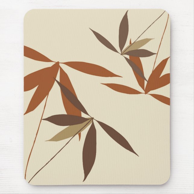 Modisches Blumenmuster Mousepad (Vorne)