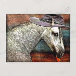 modisches Pferd Postkarte