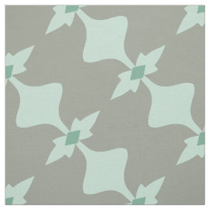 Modisches tadelloses graues Retro Muster Stoff