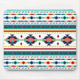 modisches, tribal-ethnisches geometrisches Muster Mousepad