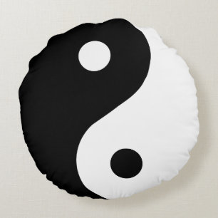Modisches Ying Yang Kissen