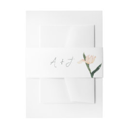 Modren blush pink floral einladungsbanderole