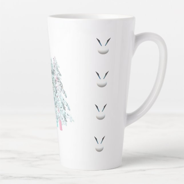 MODRN ART WHITE SILVER WENIGER IST MEHR MILCHTASSE (Rechts)