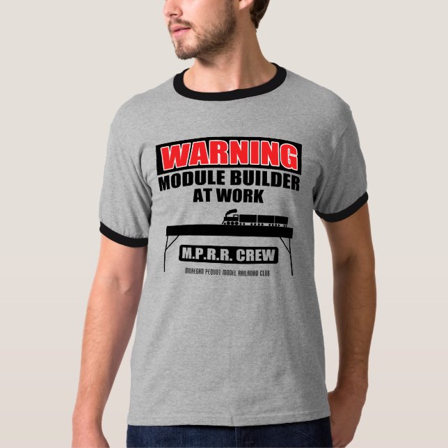 Modul-Erbauer bei der Arbeit T-Shirt (Vorderseite)