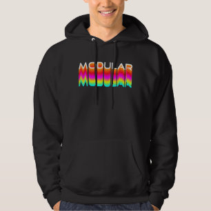 Modular 80er Retro Analog Synthwave Modular Synthe Hoodie