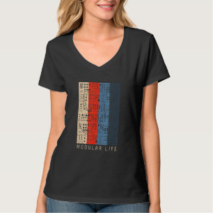 Modular Life Electronic Musicinstrument Synthes T-Shirt