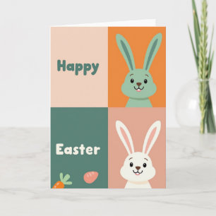 Modulare Happy Easter-Kunstkarte Karte