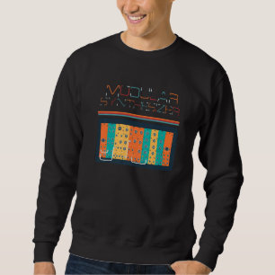 Modularer Synthesizer 80er Analog Synth Synthesize Sweatshirt