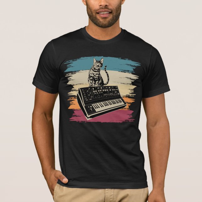 Modularer Synthesizer Elektronische Musik Analog C T-Shirt (Vorderseite)