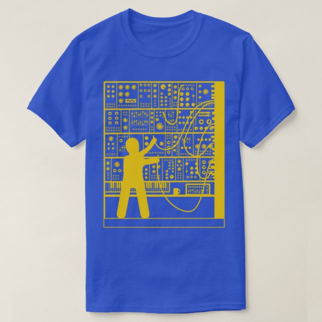 Modularer Synthesizer Lover 2 T-Shirt (Design vorne)