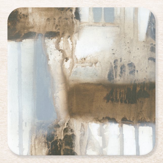 Modulares Layout I Rechteckiger Pappuntersetzer (Vorderseite)