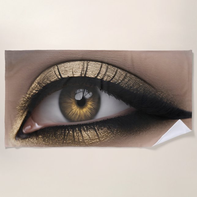 Moduo Eyes Strandtuch (Vorderseite)