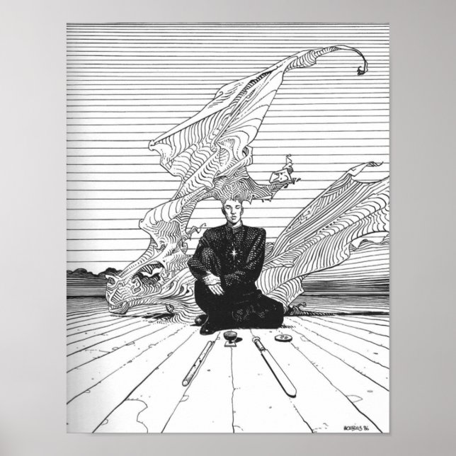 Moebius Stärke des Menschen Poster (Vorne)