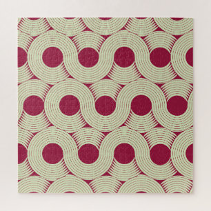 Moebius Streifen: Unendlicher rot-grüner Tile