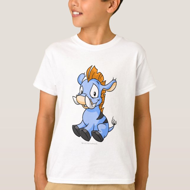Moehog Blue T-Shirt (Vorderseite)