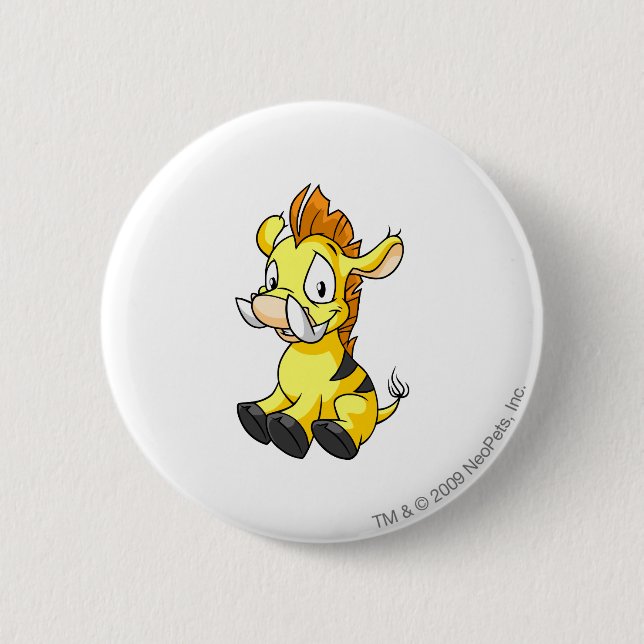 Moehog Gelb Button (Vorderseite)