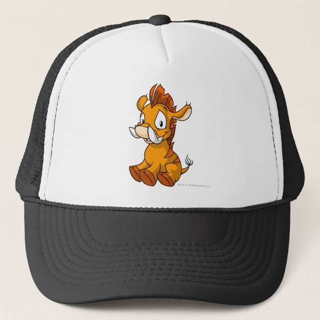 Moehog Orange Truckerkappe (Vorderseite)