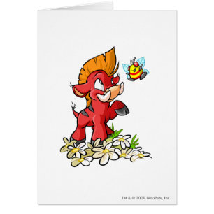 Moehog rouge et bourdonnement