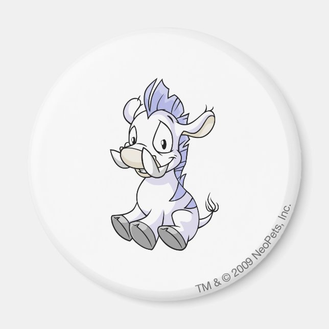 Moehog White Magnet (Vorne)