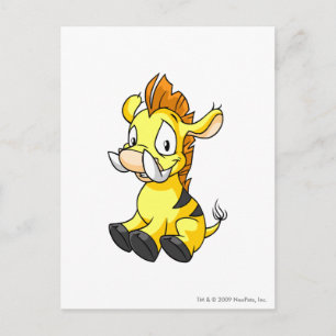 Moehog Yellow Postkarte