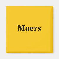 Moers Magnet Schild Gold Gleb