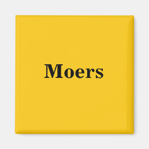 Moers Magnet Schild Gold Gleb