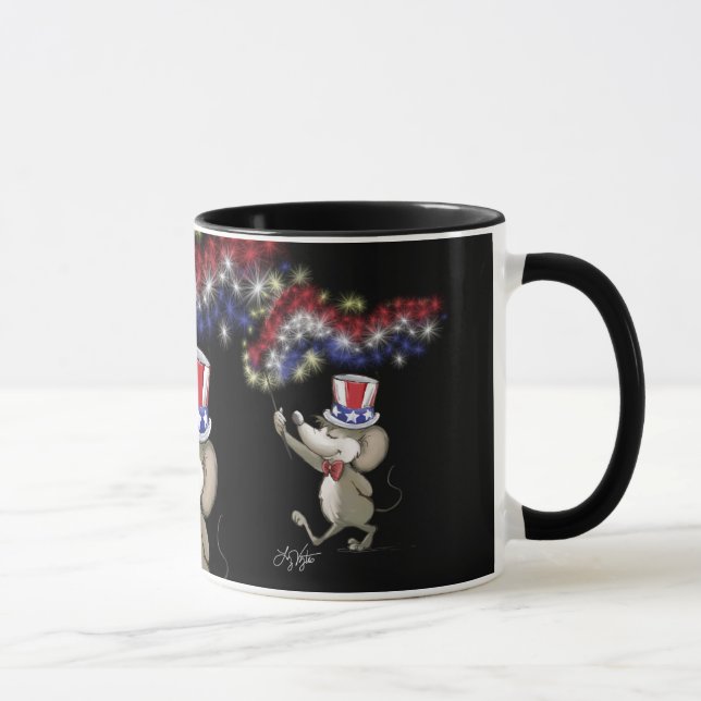 Moe's Happy 4 juillet Night Celebration Mug (Droite)