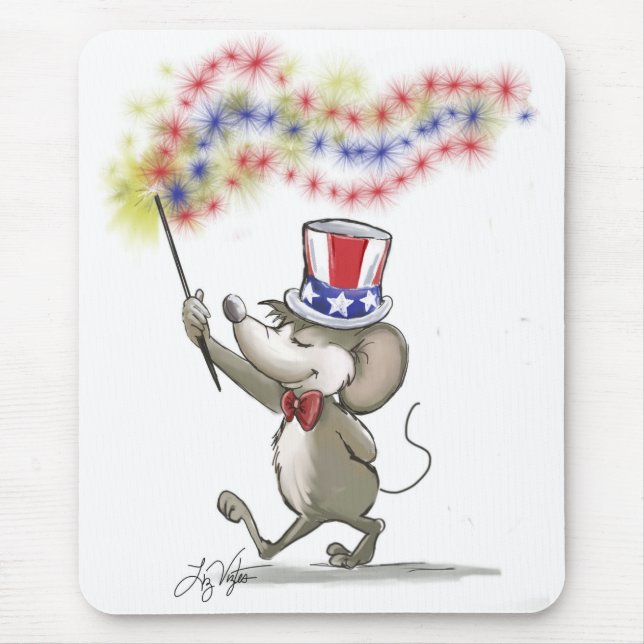 Moe's Happy 4. Juli Mousepad (Vorne)