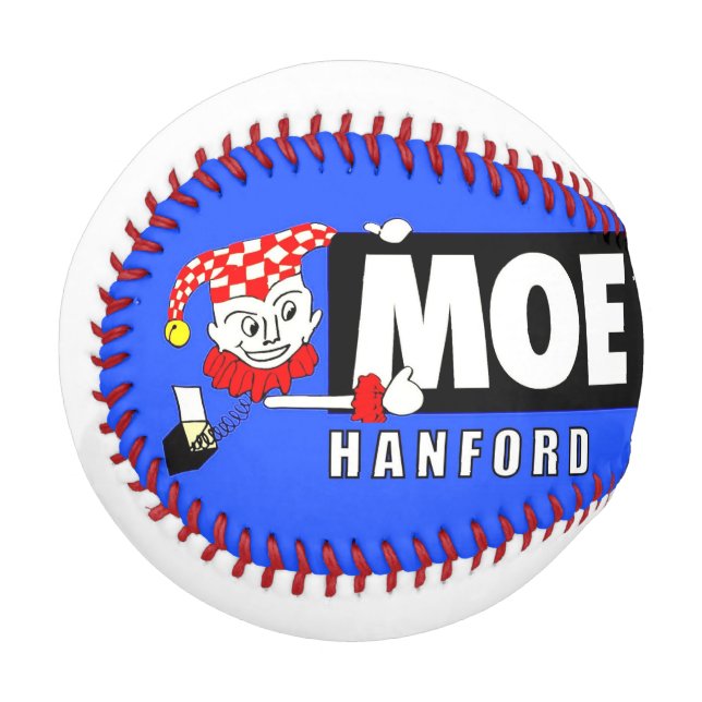 MOE'S TOY SHOP.  HANFORD, CALIFORNIA. BASEBALL (Vorderseite Links)