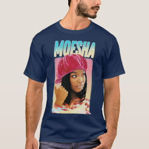 Moesha 90er Stil Lüfterdesign T-Shirt