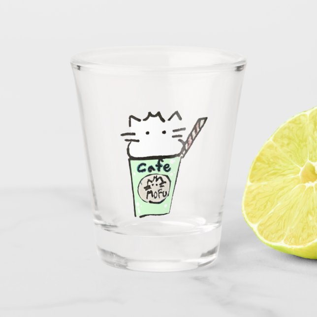 mofu_cafeglass schnapsglas (Vorderseite)