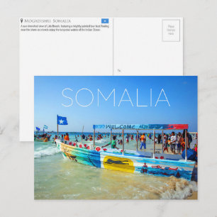 Mogadischu, Somalia Reise-Postkarte Postkarte