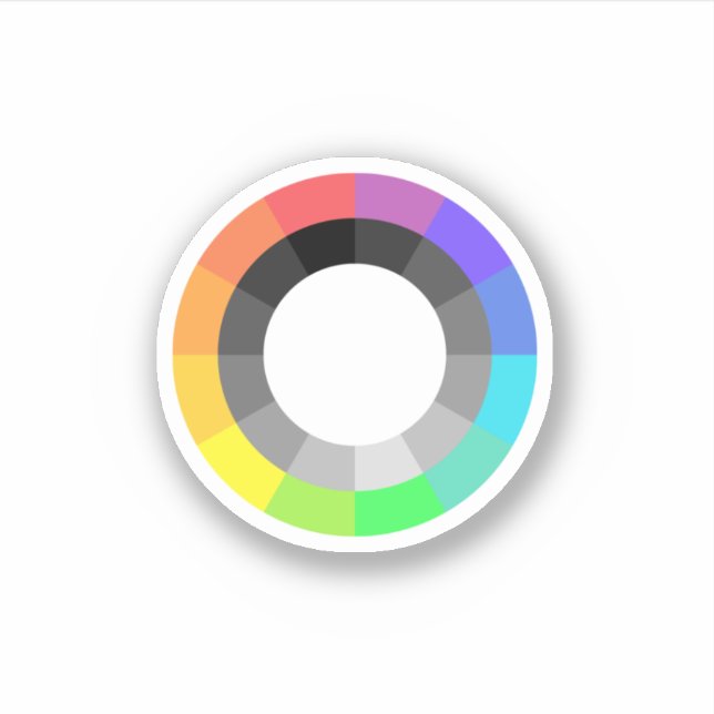 MOGAI Pride Colorwheel Aufkleber (Vorderseite)
