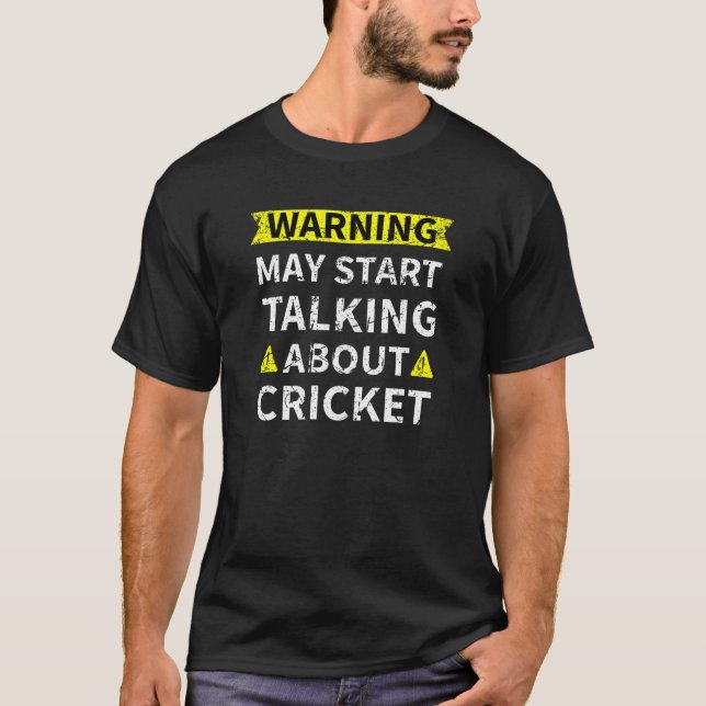 Möge beginnen, über den Cricket-Geschenk-Cricket-L T-Shirt (Vorderseite)