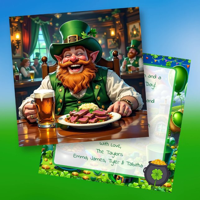 Möge das Glück der Iren bei dir sein! St Pattys Karte (Von Creator hochgeladen)