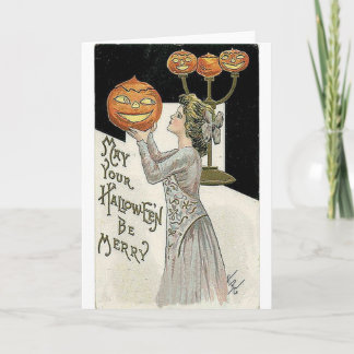 Möge dein Halloween eine fröhliche Frau sein und K Karte
