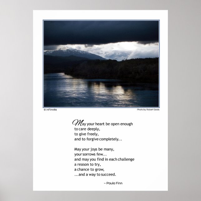 Möge dein Herz offen sein...Poster Poster (Vorne)