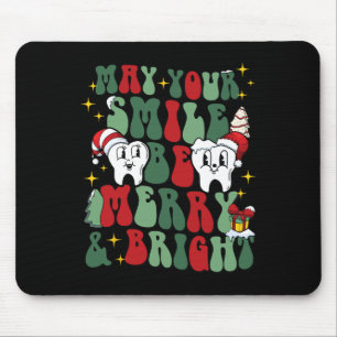Möge dein Lächeln ein fröhlicher und heller Zahnar Mousepad
