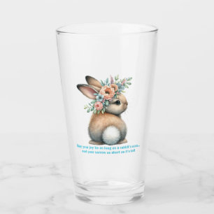 Möge deine Freude so lange sein, wie ein Kaninchen Glas