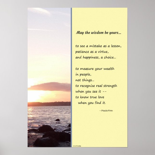 Möge deine Weisheit sein... Poster (Vorne)