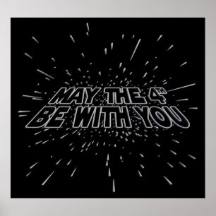 Möge der 4. sein mit dir poster