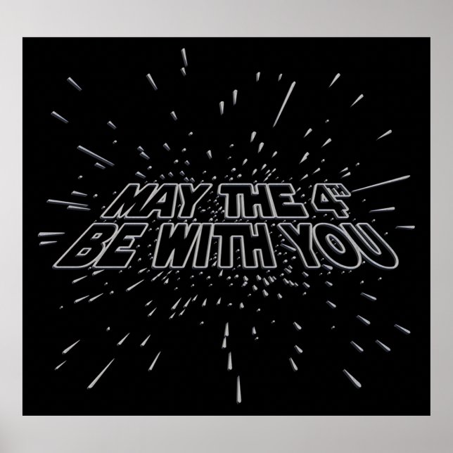 Möge der 4. sein mit dir poster (Vorne)