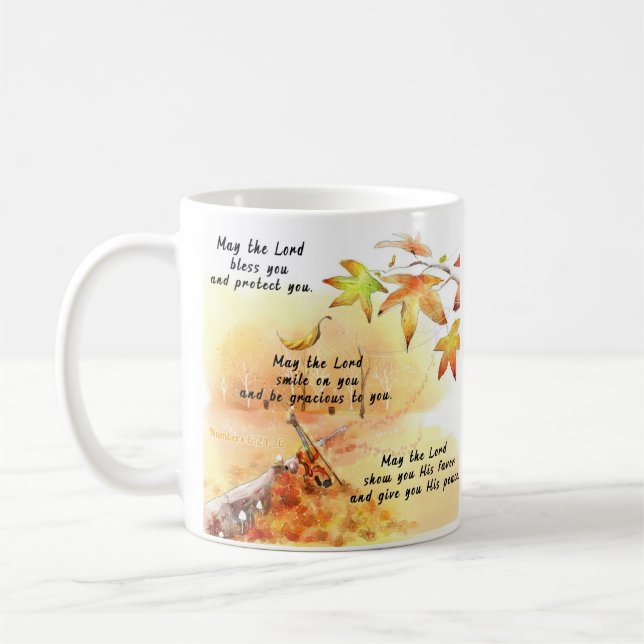 Möge der Herr euch segnen Kaffeetasse (Links)