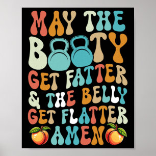 Möge der Hintern die lustige Fitness Cardio Hiit e Poster