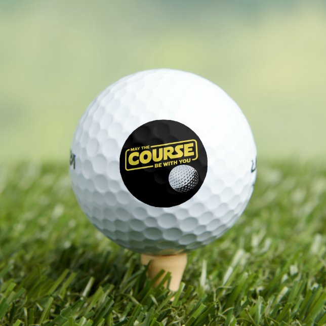 Möge der Kurs mit dir sein Lustiger Golf Golfen Golfball (Insitu T-Shirt)