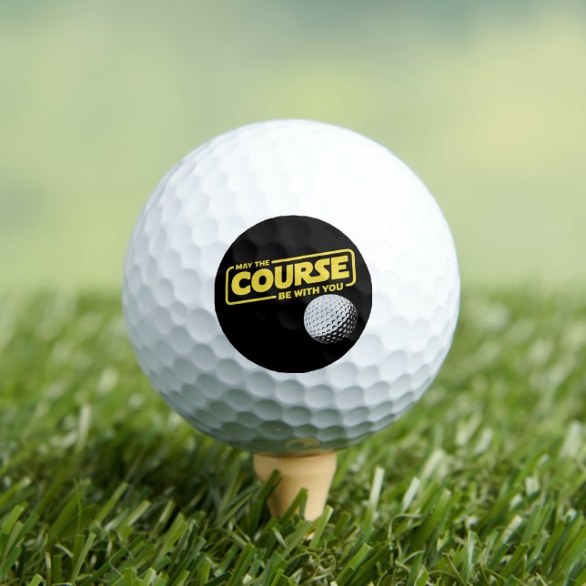 Möge der Kurs mit dir sein Lustiger Golf Golfsport Golfball (Insitu T-Shirt)