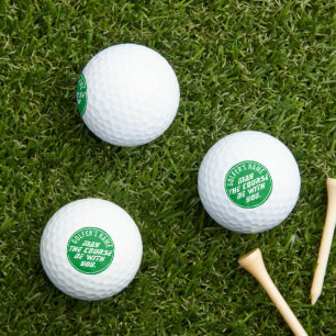 Möge der Kurs mit Ihren individuellen Golfbälle se