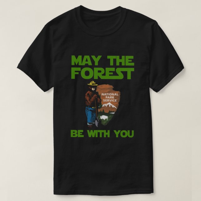 Möge der Wald bei dir sein T-Shirt (Design vorne)